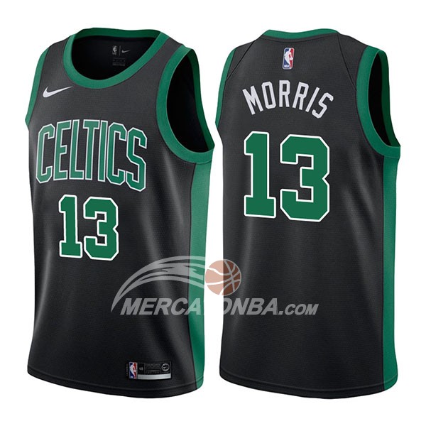 Maglia NBA Boston Celtics Marcus Morris Statement 2017-18 Nero